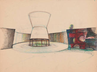 Title unknown (architectural drawing for Mining Museum, Crawford County, Kansas)