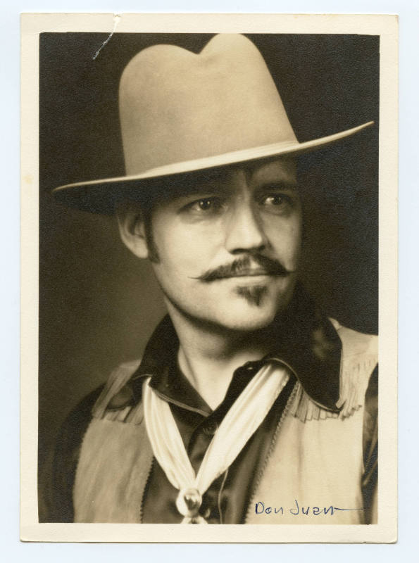 Don Juan (publicity photo of western actor)