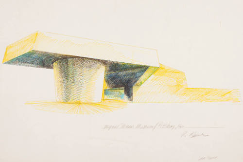 Title unknown (architectural drawing for Mining Museum, Crawford County, Kansas)