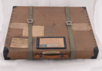 E. Hubert Deines briefcase print storage/shipping box