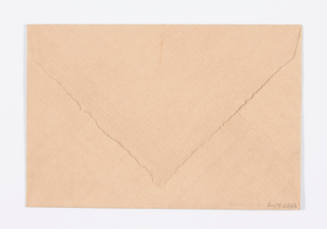 Envelope for Christmas card (Mary B. Brownell)