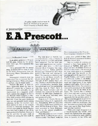 Excerpt of "The Oak Underhammer Cutlass Pistol" from the Arms Gazette, December, 1974