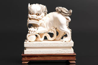 Ivory lion dog