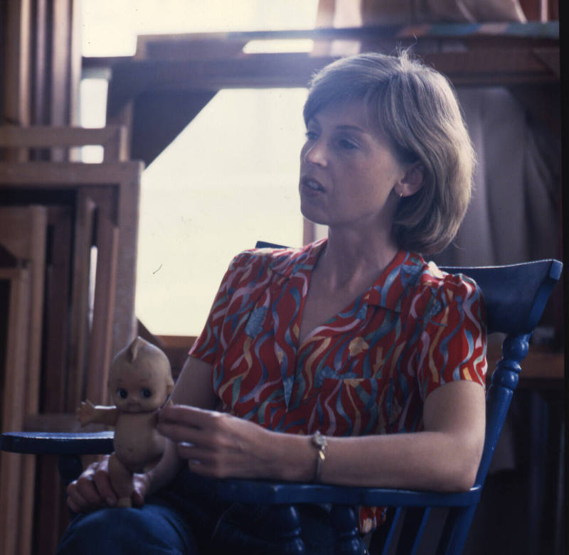 Anne Bagby (artist), in her home, Walnut Street, Kansas City, Missouri, May 20, 1982