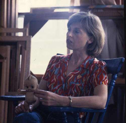 Anne Bagby (artist), in her home, Walnut Street, Kansas City, Missouri, May 20, 1982