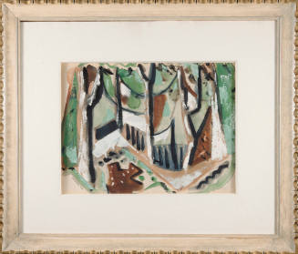 Untitled (landscape with trees)