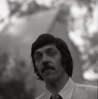 Franz Schulze (art history professor, Lake Forest College), Lake Fores, Illinois, August 2, 1976