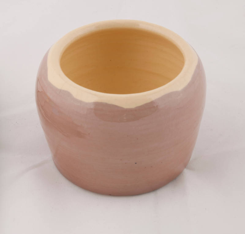 Glazed ceramic pot