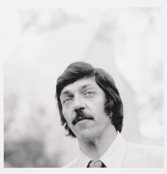 Franz Schulze (art history professor, Lake Forest College), Lake Forest, Illinois, August 2, 1976