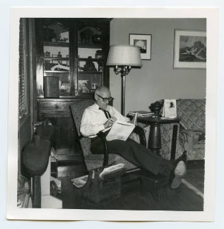 Herschel C. Logan at home
