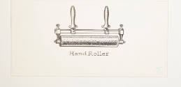 Herschel C. Logan, Study for The American Hand Press (ink ball and brayer attached to 2019.156g…