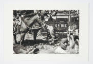 Jeremiah Ariaz, Gavin (front) and Jock (rear) Saddle Horses, Ride or Die Club (Opelousas, LA), …