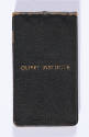 Herschel C. Logan, Olivet Institute sketchbook, 1921, leather binding with gold lettering, 4 13…