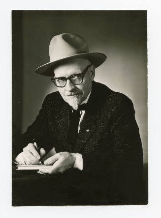 Herschel C. Logan dressed as The Colonel