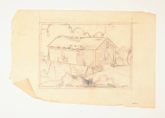 Cartoon for Old Covered Bridge