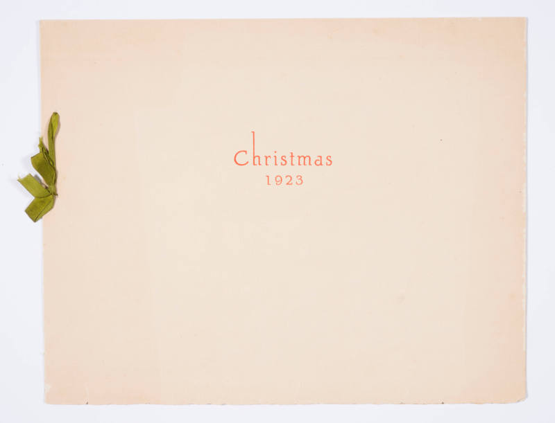 Christmas 1923 (print folio)