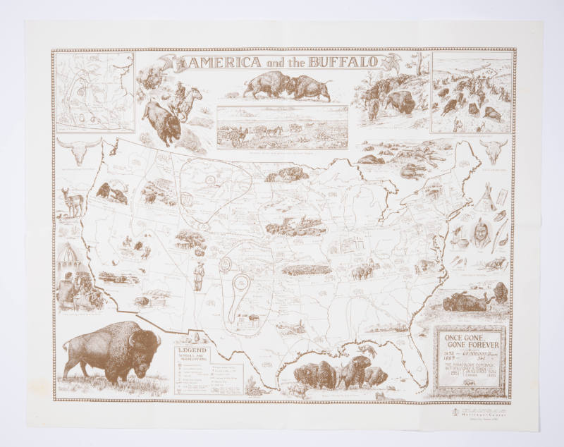 America and the Buffalo map