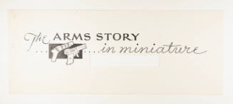 Herschel C. Logan, The Little Book of Guns: Chronology, ca. 1978, ink with graphite and white c…