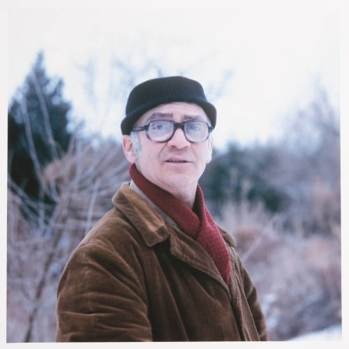 Angelo Garzio (ceramics professor, Kansas State University), on his farm, near Riley, Kansas, November 27, 1980