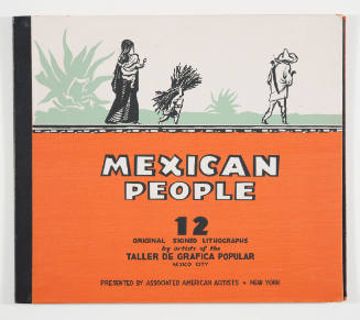 Portfolio cover, Mexican People (Mexico City: Taller de Gráfica Popular)