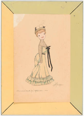 Summer Frock for Afternoon 1900