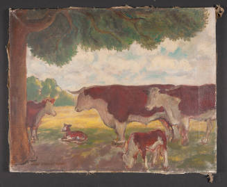 Cattle Under a Tree