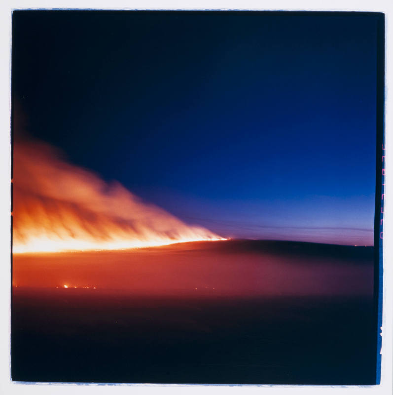 Prairie Fire near Cottonwood Falls, Kansas, 1997