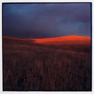 Sunset near Sharpes Creek Road, Chase Co., Kansas, 1994