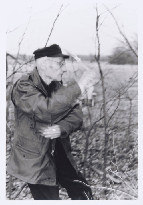 Practicing Knife Throwing, February 17, 1994