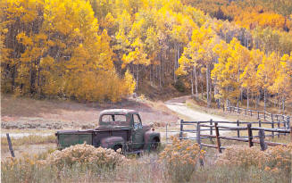 The Olde Ford Truck in Autumn