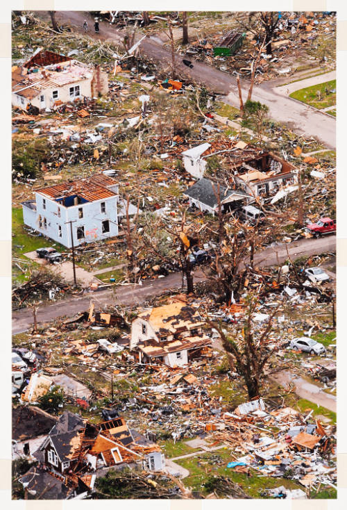 Aerial View, Chapman, KS, June 12, 2008