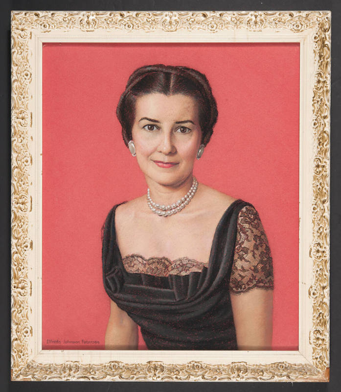 Title unknown (Portrait of Kansas State University First Lady Janet McLean McCain)