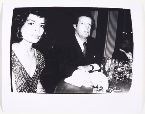 Bianca Jagger and Unidentified Man