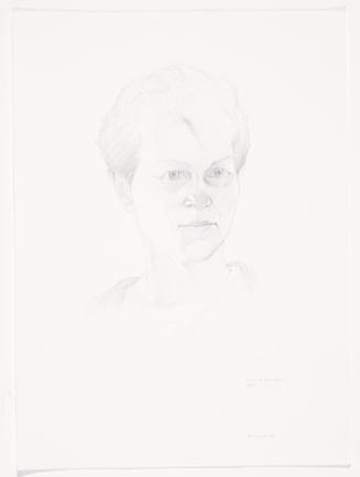 Study for portrait of Ruth Ann Wefald