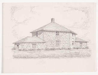 Blockhouse at Fort Hays aka Block House, (Fort Hays) [SKL]
