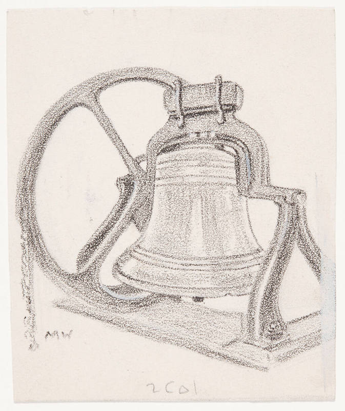 Bell for Unitarian Church, Lawrence; aka Bell from Early Unitarian Church. (Lawrence) [SKL]