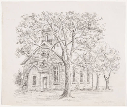 Church at Wabaunsee; (Wabaunsee)