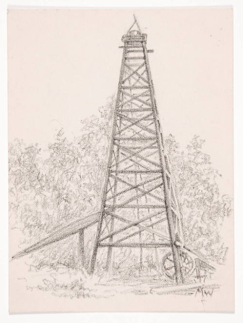 First Commercial Oil Well in Kansas, Neodesha