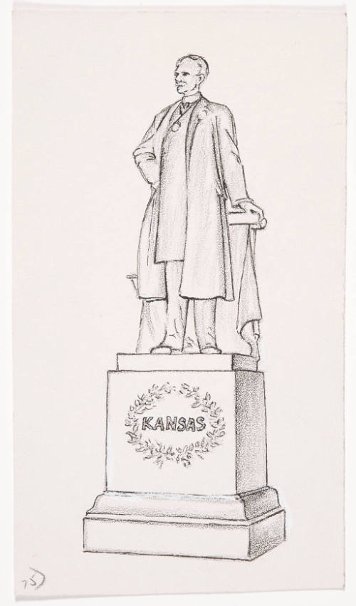 Statue of John James Ingalls in "Hall of Fame" Statuary Hall