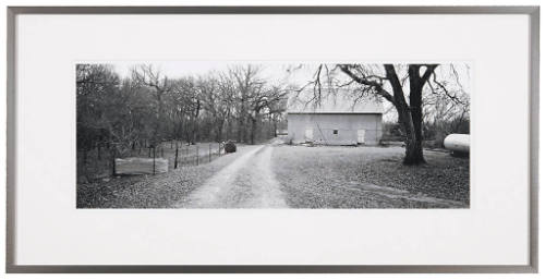 The Lane and Barn at "Ida's Place," Dickinson County, Kansas
