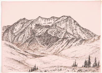 Title unknown (landscape with mountains)