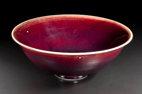 Title unknown (burgundy bowl)