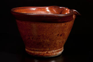 Title unknown (small pouring form with brown-red glaze)